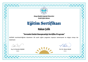 Eğitim sertifikası-1